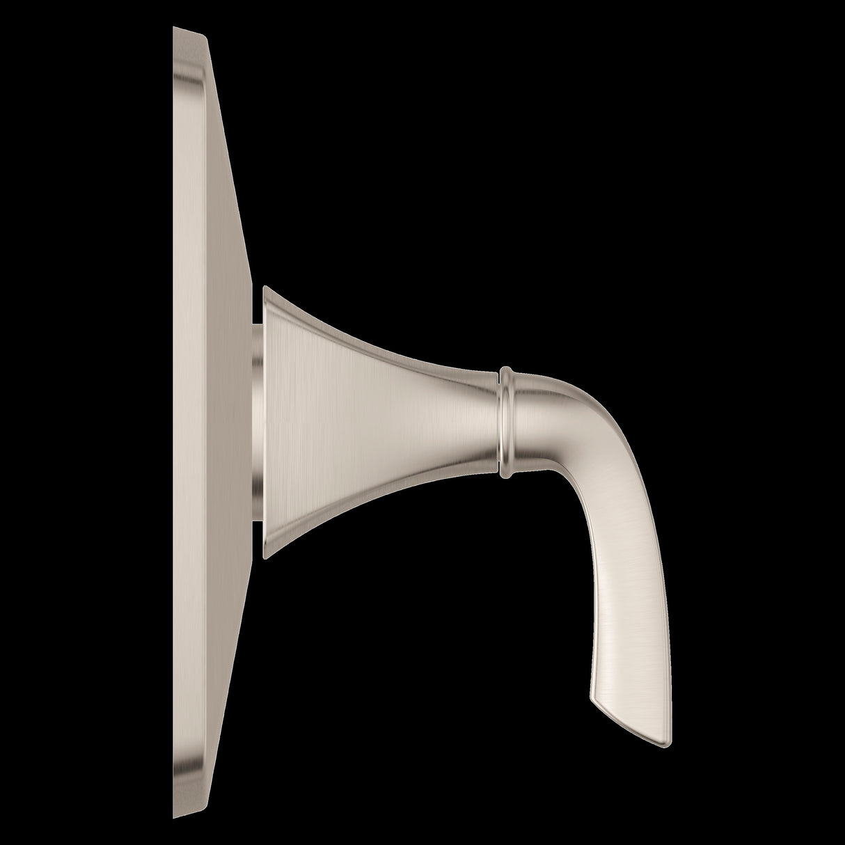 Bronson 1-Handle Tub & Shower Valve Only Trim in Brushed Nickel