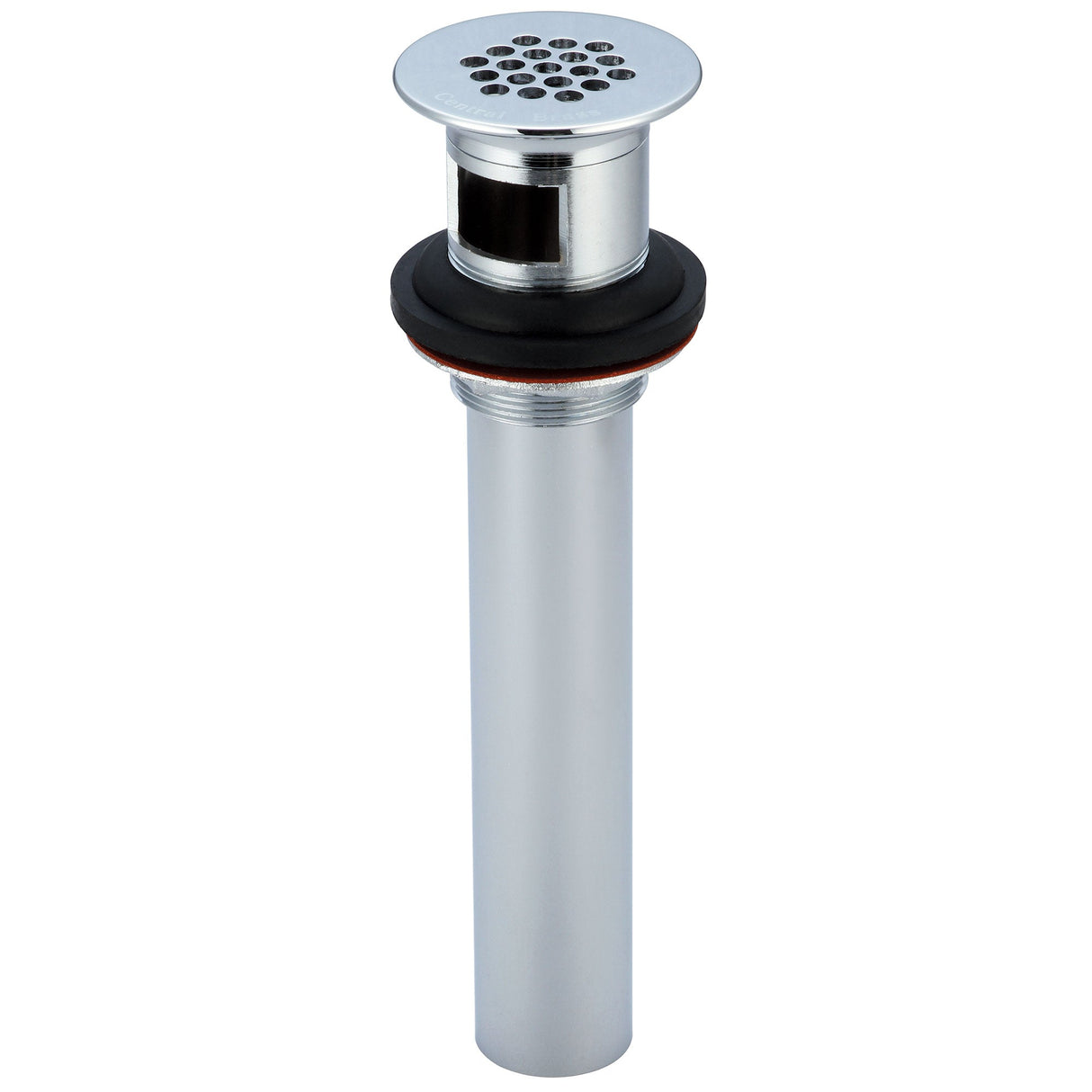 Central Brass 3105 Vandal-Resistant Grid Drain in Polished Chrome