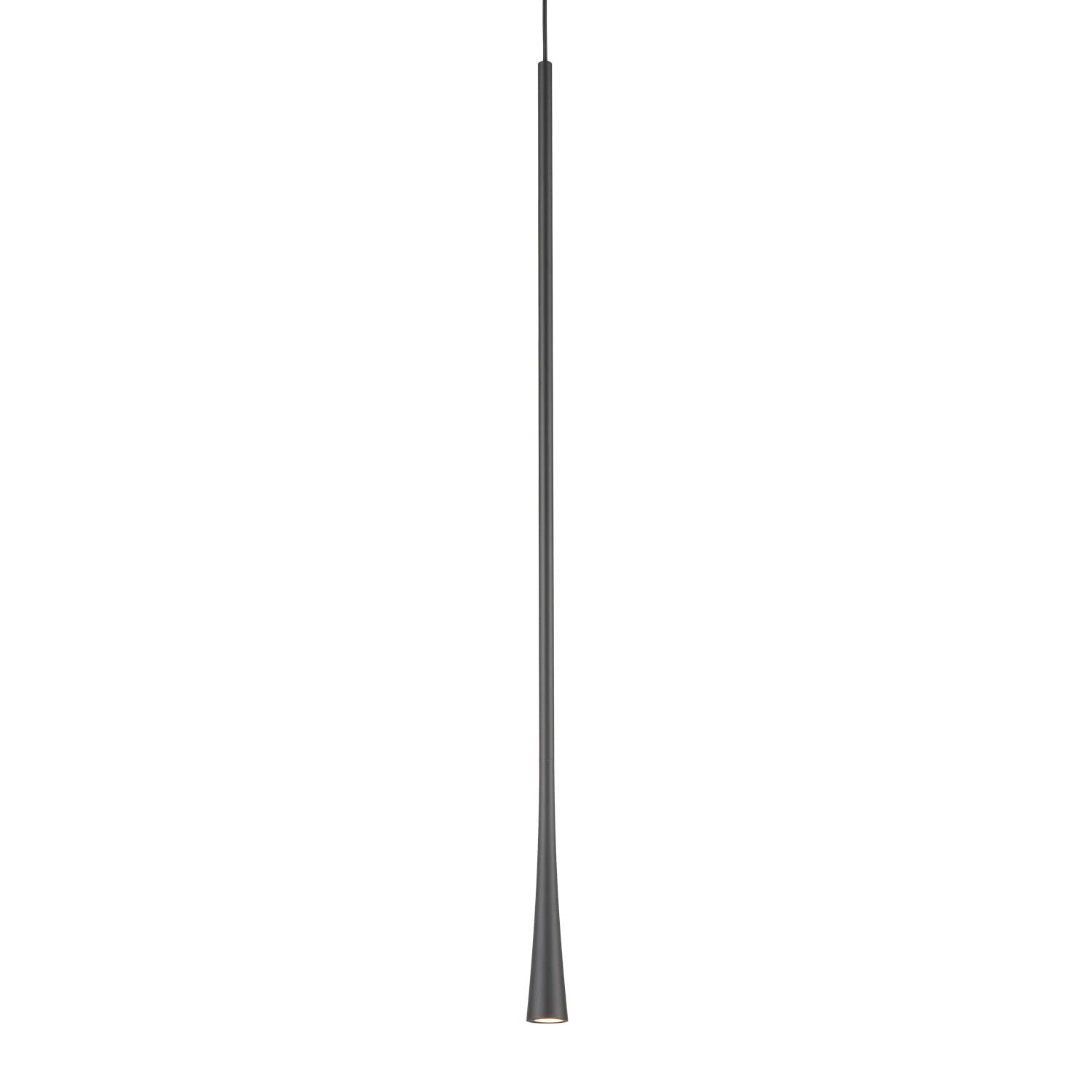 Kuzco PD15832-BK TAPER 32" PD Black 120V TRIAC/ELV LED 3000K 90CRI 7W