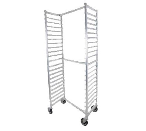 John Boos ABPR-1820-ZNS Twenty Pan Mobile Bun Rack 20.5"W x 26"D 69"H