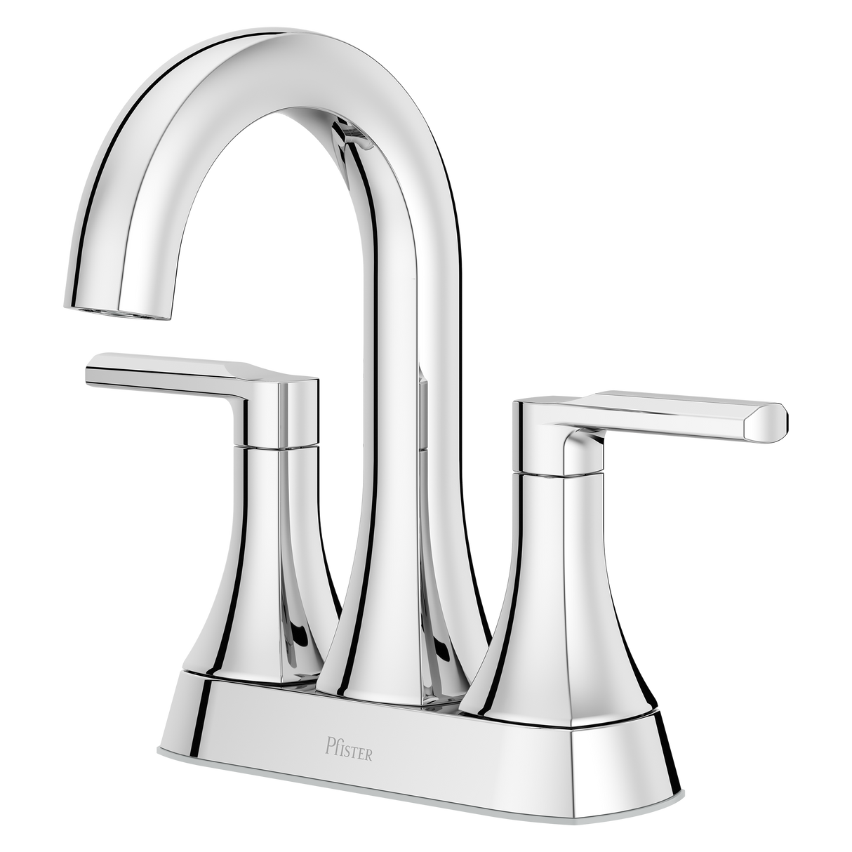 Vaneri 4" Centerset Lavatory Faucet Tub Polished Chrome