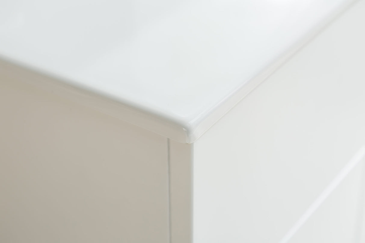 Nova 48" White Bathroom Vanity with White Ceramic Basin Countertop Laviva 31321529-48W-CB