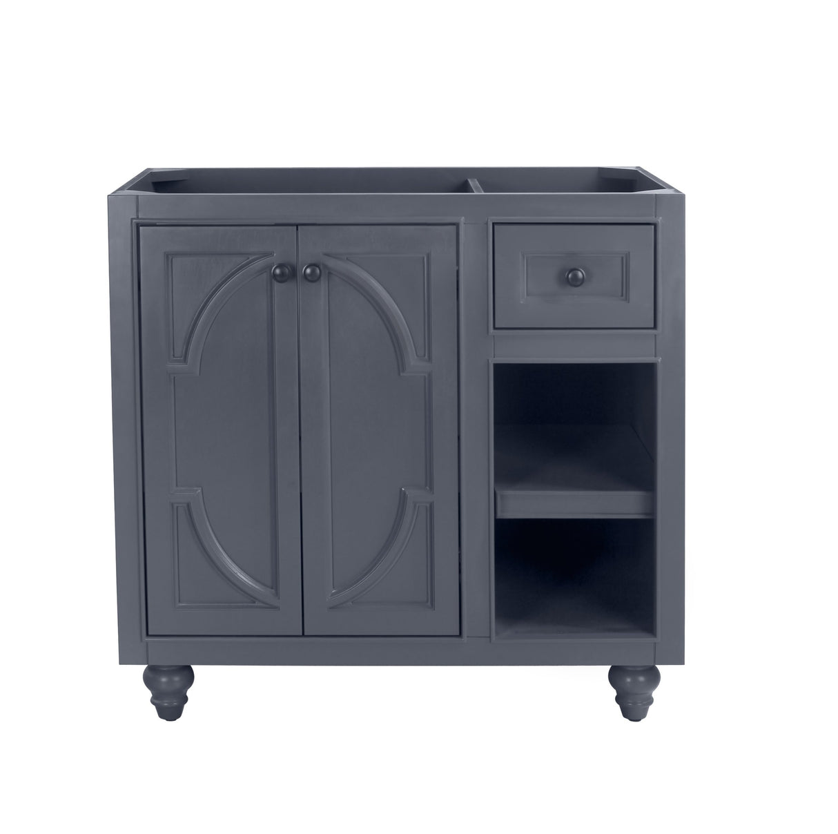 Odyssey 36" Maple Grey Bathroom Vanity Cabinet Laviva 313613-36G