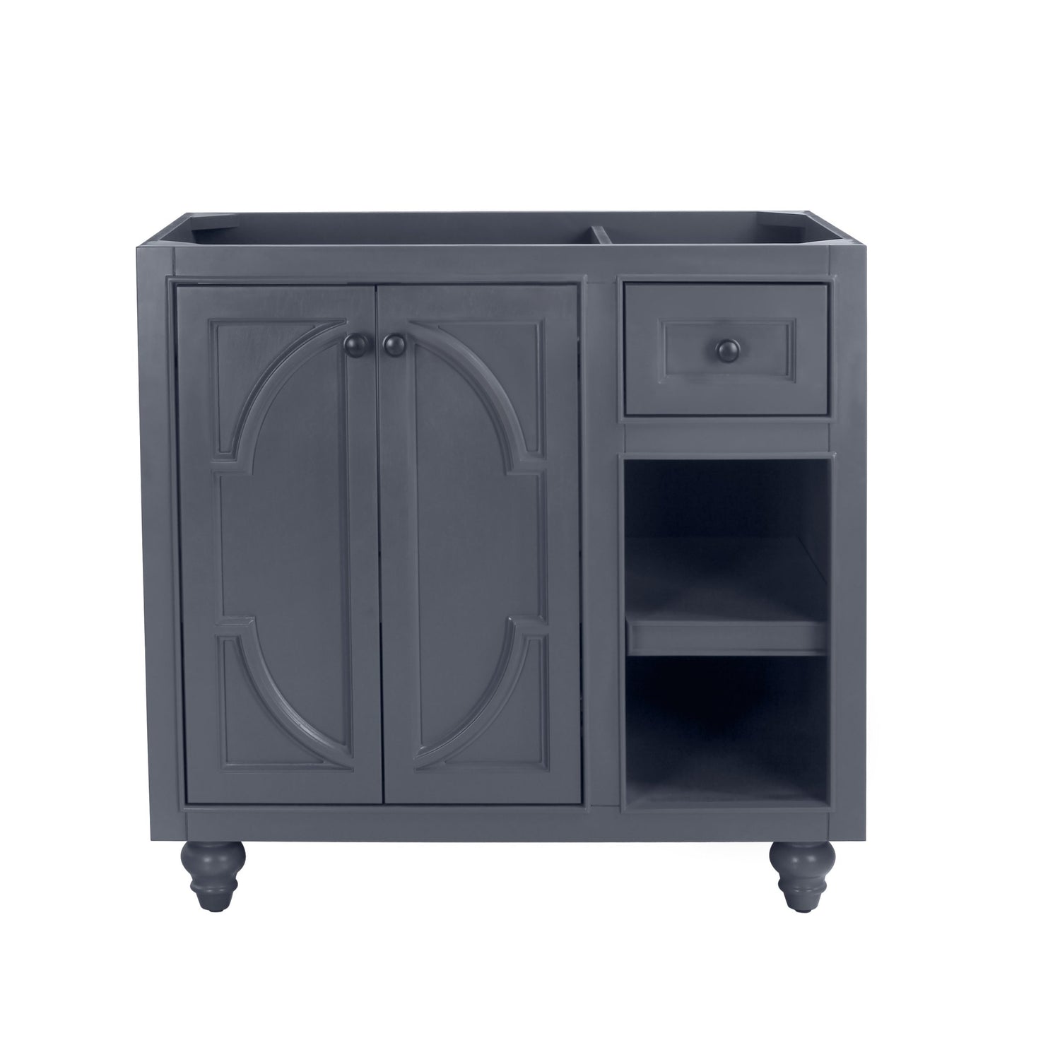 Odyssey 36" Maple Grey Bathroom Vanity Cabinet Laviva 313613-36G