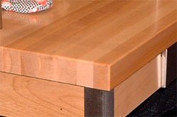 John Boos KCT3-9736-O Hard Rock Maple Butcher Block Counter Tops, 97" W x 36" D 3" H Oil Finish