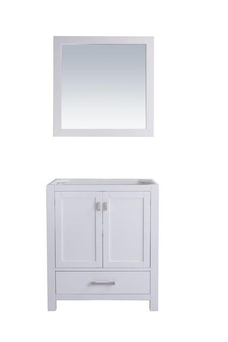 Wilson 30" White Bathroom Vanity Cabinet Laviva 313ANG-30W