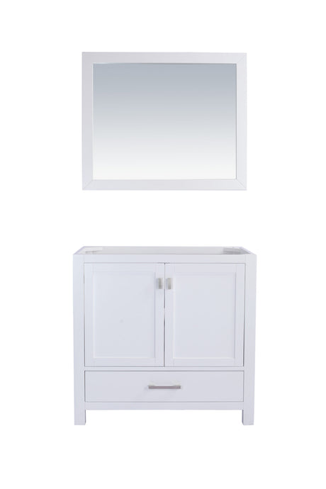 Wilson 36" White Bathroom Vanity Cabinet Laviva 313ANG-36W