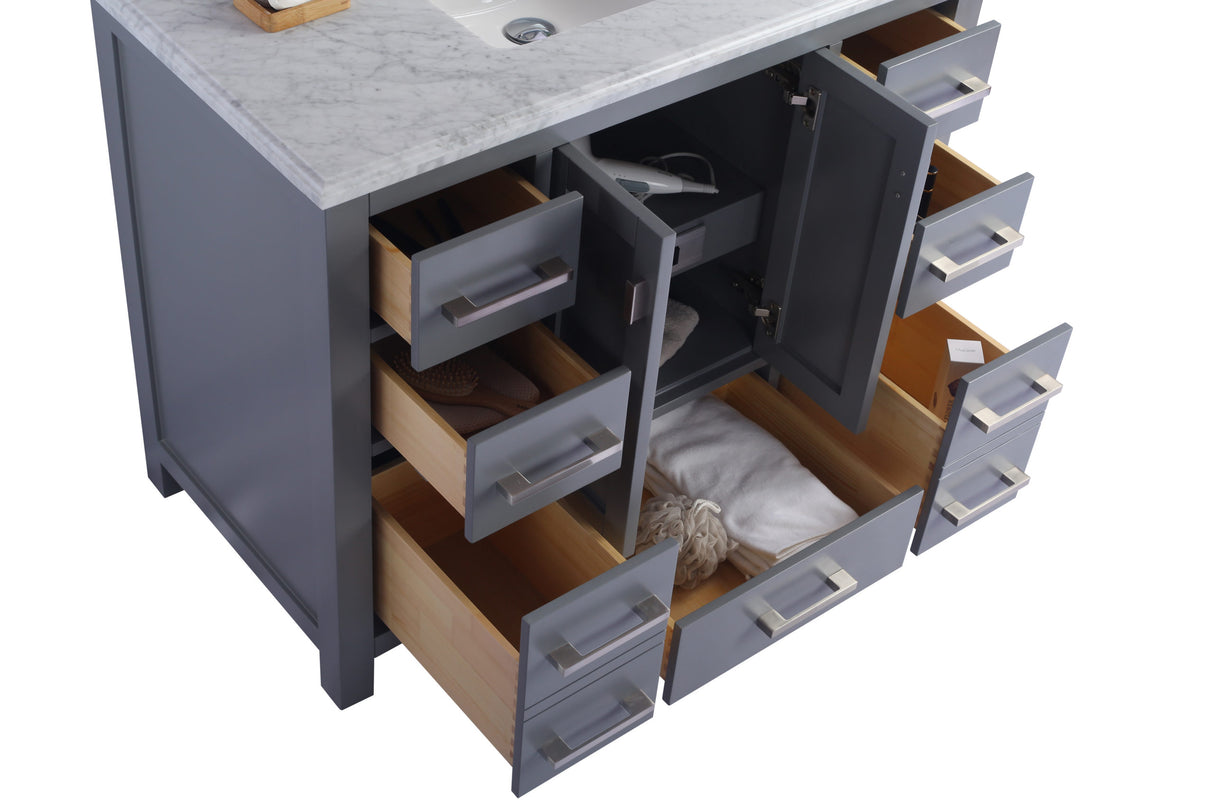 Wilson 42" Grey Bathroom Vanity Cabinet Laviva 313ANG-42G