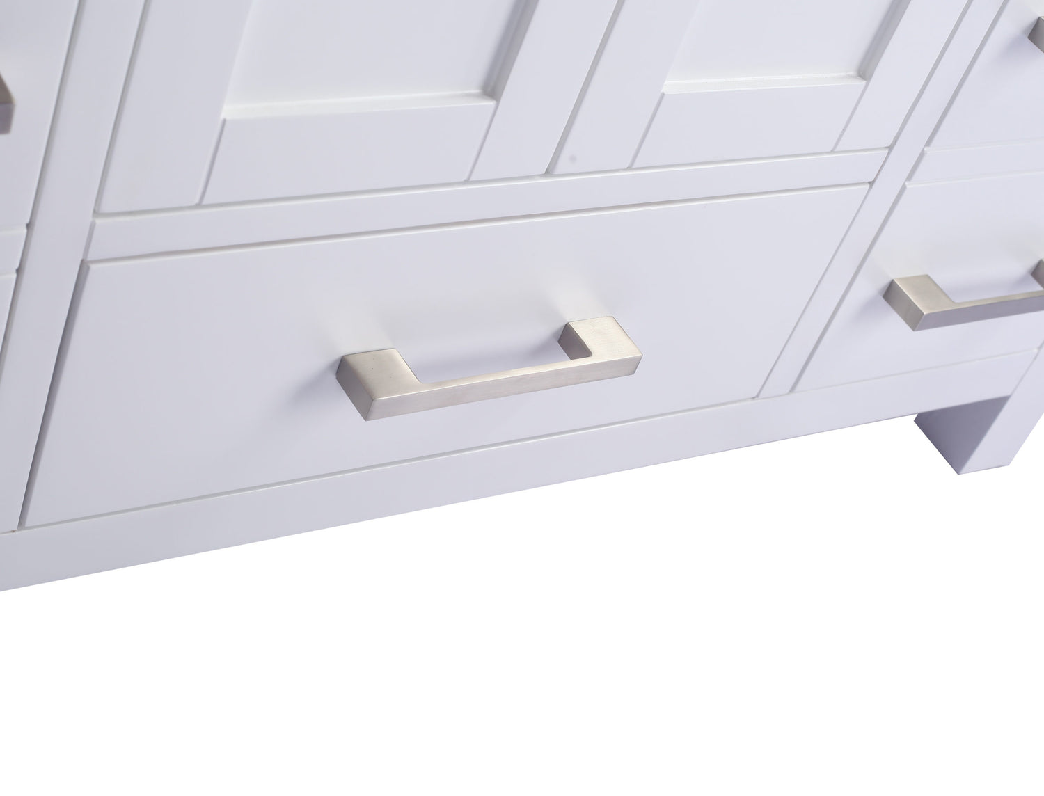 Wilson 42" White Bathroom Vanity Cabinet Laviva 313ANG-42W