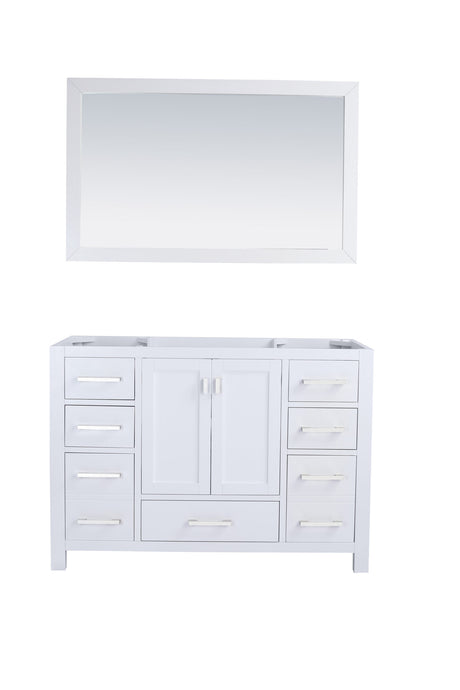 Wilson 48" White Bathroom Vanity Cabinet Laviva 313ANG-48W