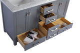 Wilson 60" Grey Double Sink Bathroom Vanity Cabinet Laviva 313ANG-60G