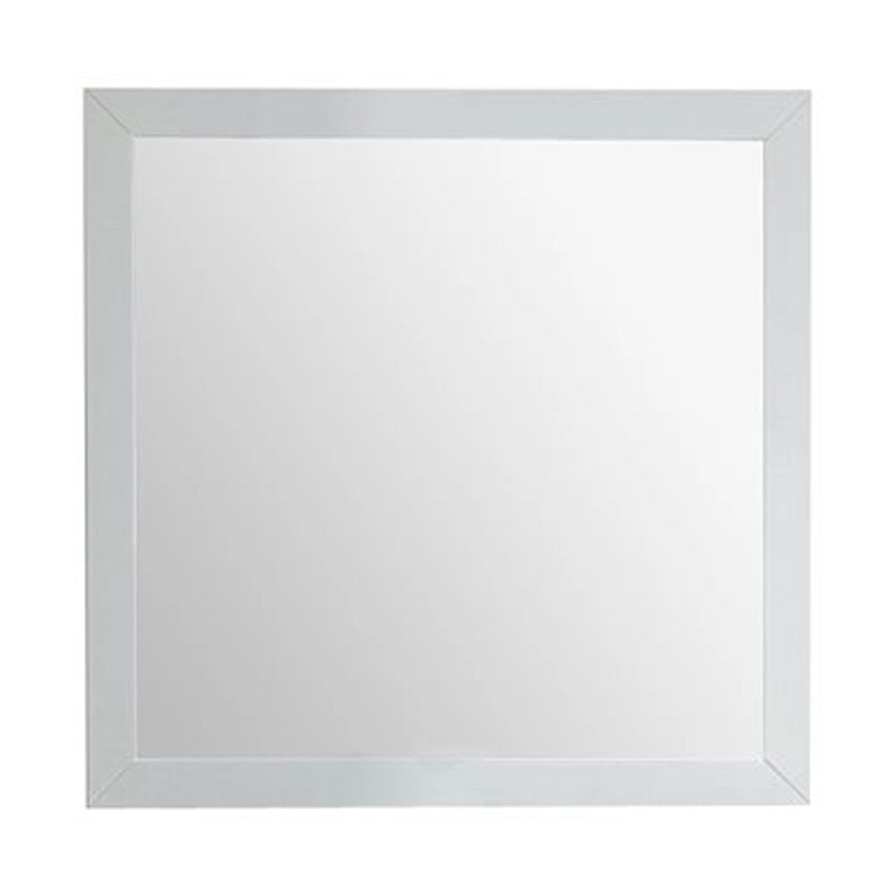Sterling 30" Framed Square Soft White Mirror Laviva 313FF-3030SW