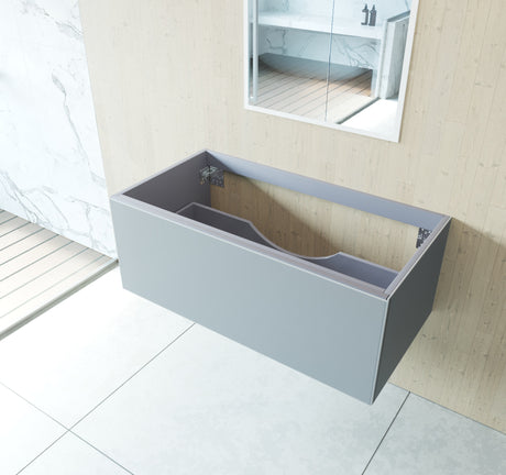 Vitri 42" Fossil Grey Wall Hung Bathroom Vanity Cabinet Laviva 313VTR-42FG