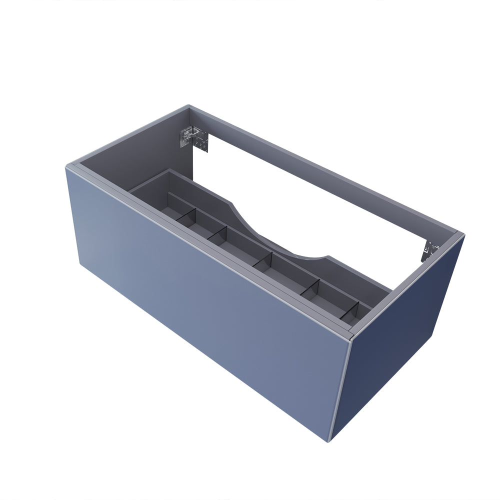 Vitri 42" Nautical Blue Wall Hung Bathroom Vanity Cabinet Laviva 313VTR-42NB