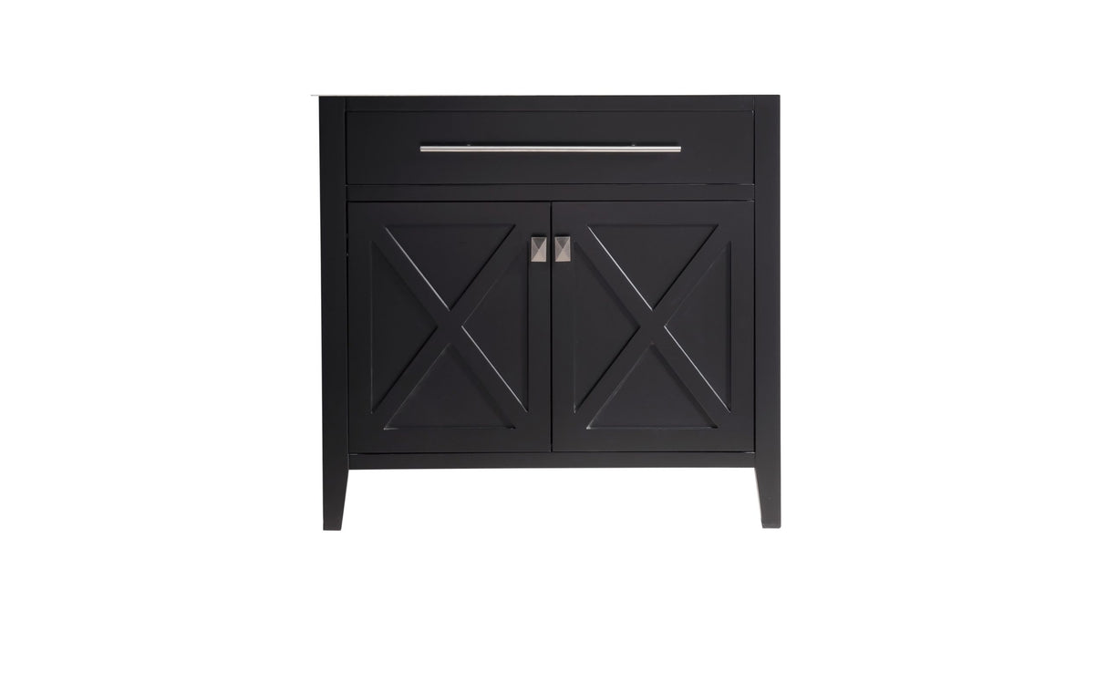 Wimbledon 36" Espresso Bathroom Vanity Cabinet Laviva 313YG319-36E