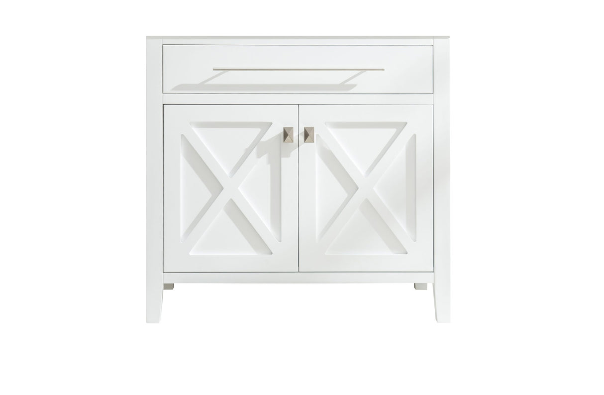Wimbledon 36" White Bathroom Vanity Cabinet Laviva 313YG319-36W