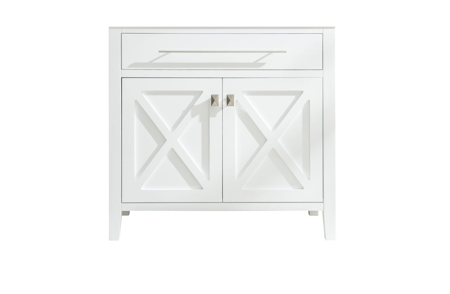 Wimbledon 36" White Bathroom Vanity Cabinet Laviva 313YG319-36W