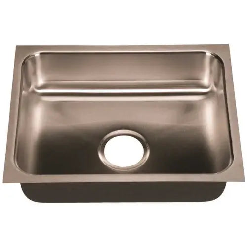 JUST MANUFACTURING US-ADA-1618-A 18 Gauge Stainless Steel 16 in. O.D. x 18 in. x 5.5 in. DCR Single Bowl ADA Compliant Undermount Sink