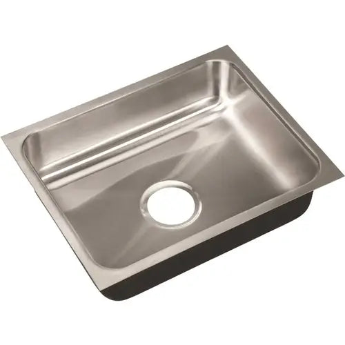 JUST MANUFACTURING US-ADA-1618-A 18 Gauge Stainless Steel 16 in. O.D. x 18 in. x 5.5 in. DCR Single Bowl ADA Compliant Undermount Sink
