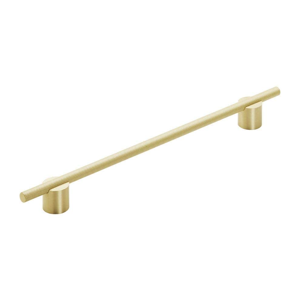 Amerock Cabinet Pull Matte Gold 10-1/16 inch (256 mm) Center to Center Transcendent 1 Pack Drawer Pull Drawer Handle Cabinet Hardware