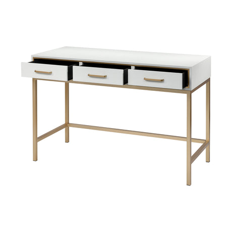 Elk 3169-101 Sands Point Desk - 3 Drawer Cream