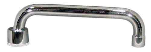 Pfister 920-206A Spout Tubular with Nut-Ring, Polished Chrome 920-206A