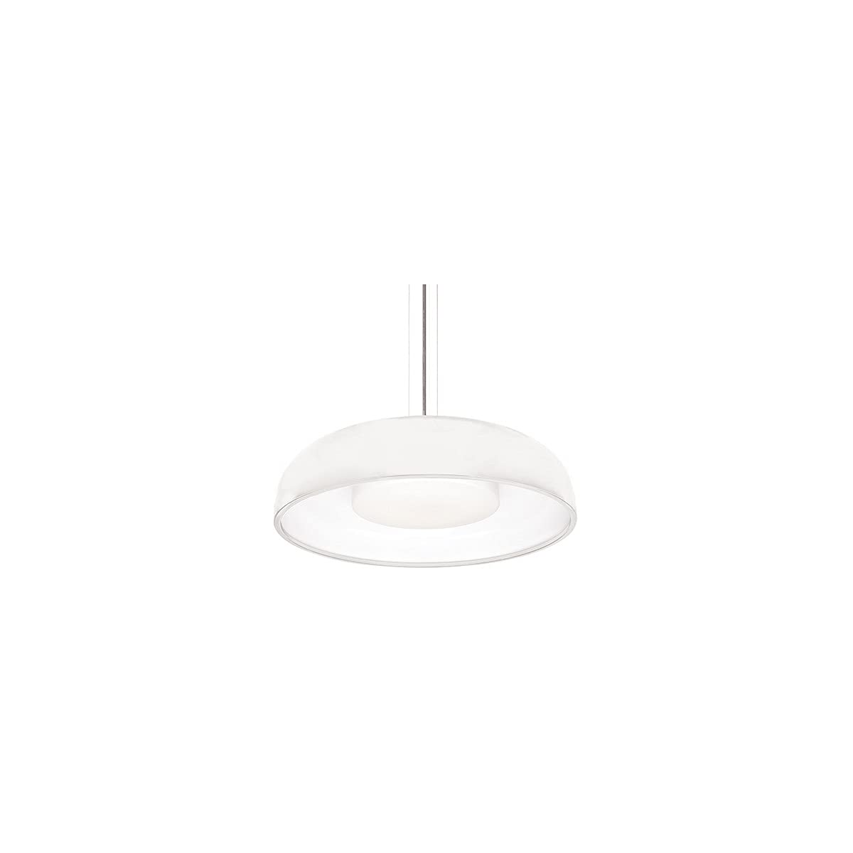 Kuzco PD13124-WH BEACON 24" PD White 120V ELV LED 3000K 90CRI 60W
