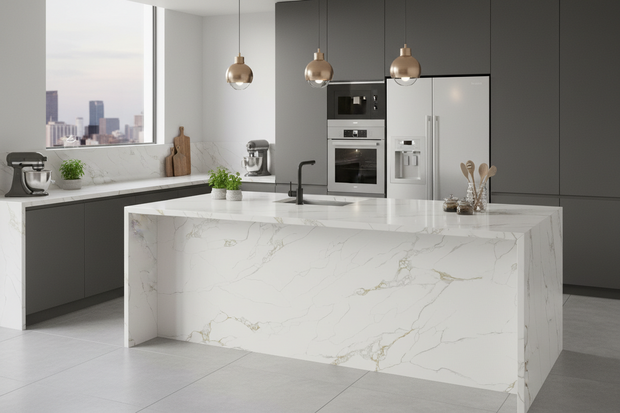 Cardigan Peak Quartz Countertop – Summit Stone™