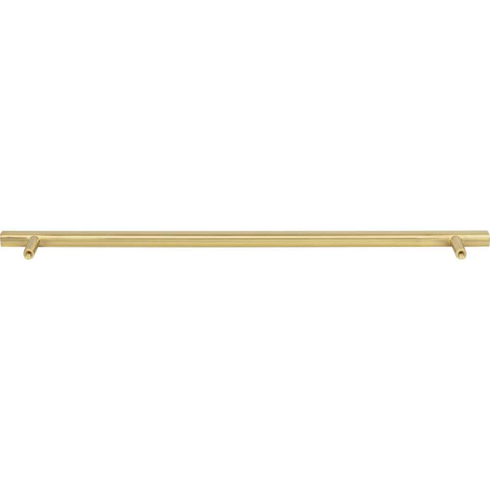 Jeffrey Alexander 845-305BG 305 mm Center-to-Center Brushed Gold Square Dominique Cabinet Bar Pull