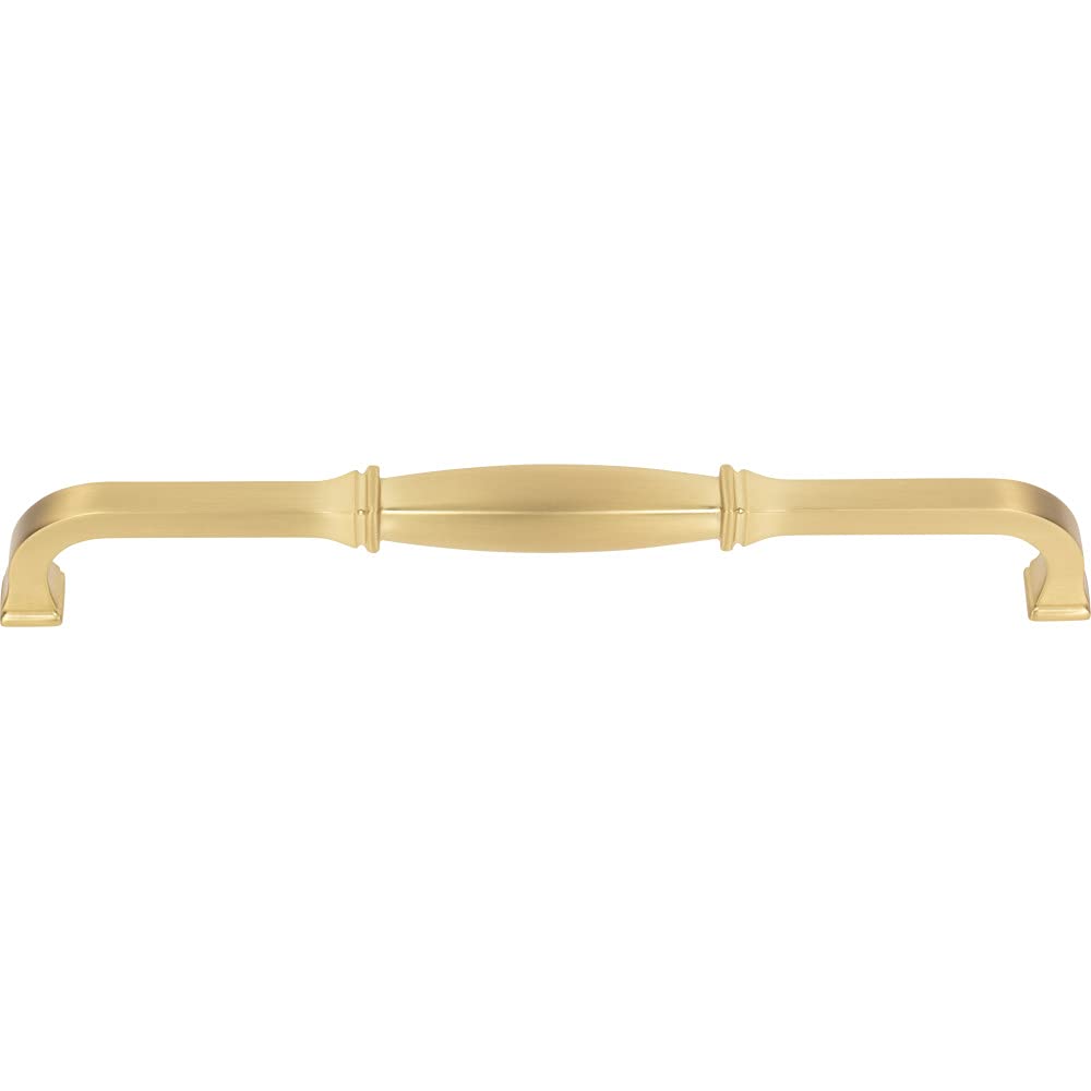 Jeffrey Alexander 278-224BG 224 mm Center-to-Center Brushed Gold Audrey Cabinet Pull