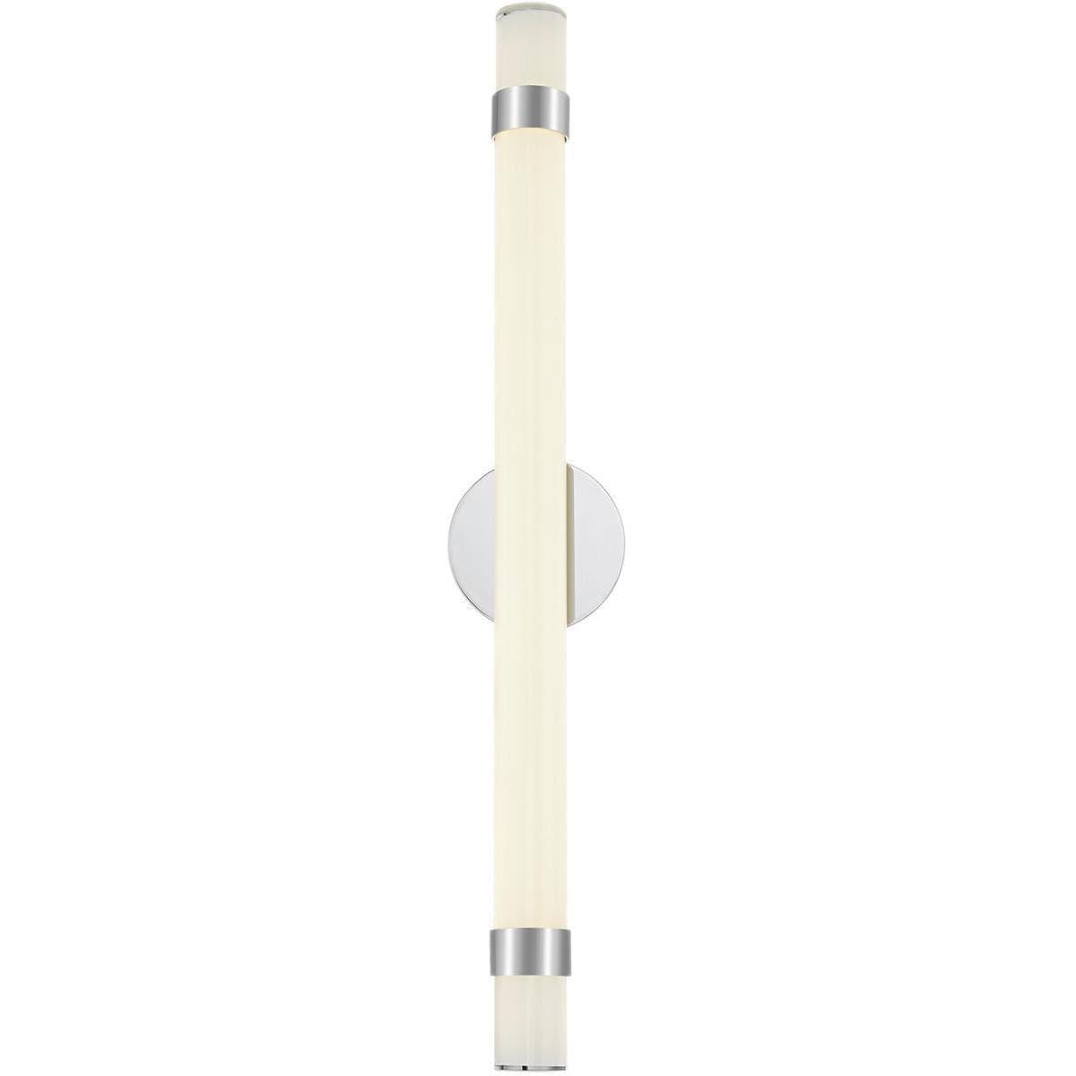 Alora WV324230PNGO MADISON 30" WV POLISHED NICKEL GLOSSY OPAL 22W LED 90 3000K DC LED