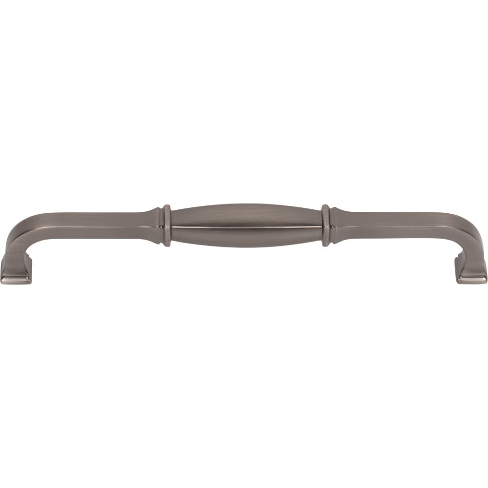 Jeffrey Alexander 278-192BNBDL 192 mm Center-to-Center Brushed Pewter Audrey Cabinet Pull