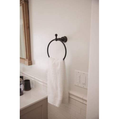 Gerber D442111BS Satin Black Opulence Towel Ring