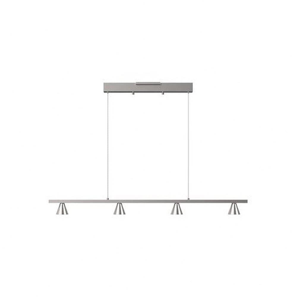 Kuzco LP19937-BN DUNE 37" LP Brushed Nickel 120V TRIAC/ELV LED 3000K 90CRI 21W
