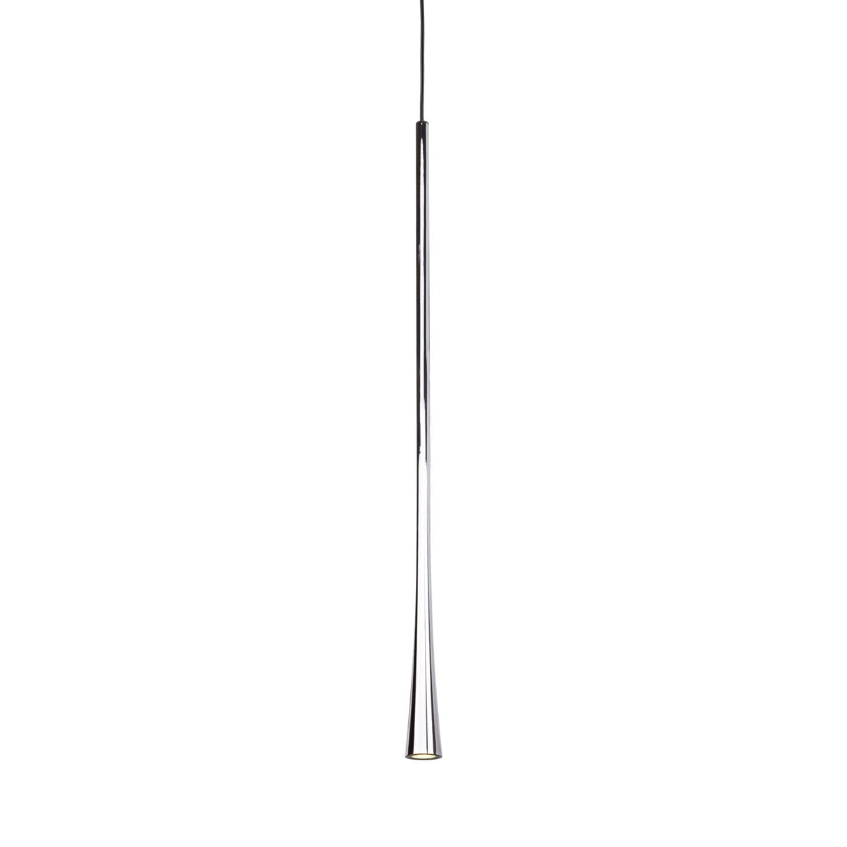 Kuzco PD15824-CH TAPER 24" PD Chrome 120V TRIAC/ELV LED 3000K 90CRI 7W