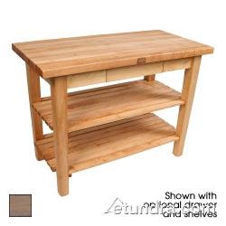 John Boos C4830-D-S-UG CCWT 48X30X1.75 W/DWR/SHF USEFUL GR