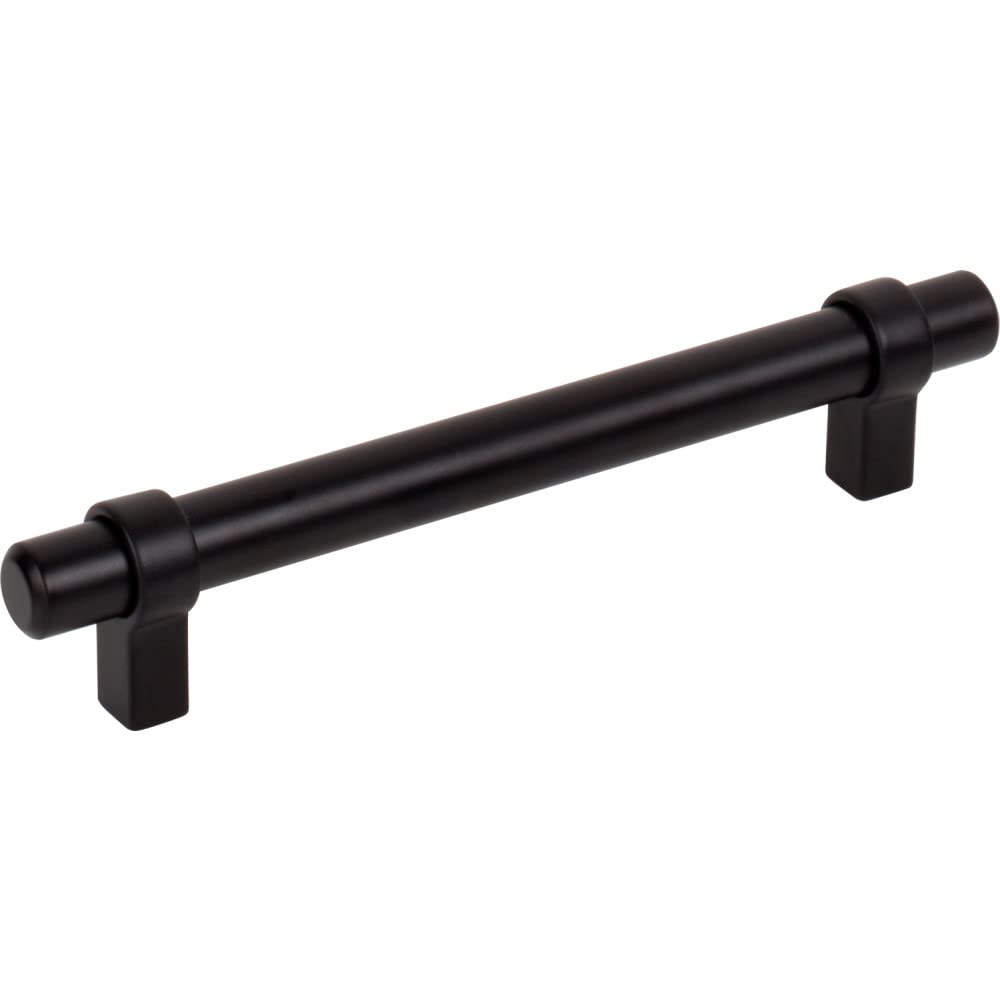 Jeffrey Alexander 5128MB 128 mm Center-to-Center Matte Black Key Grande Cabinet Bar Pull