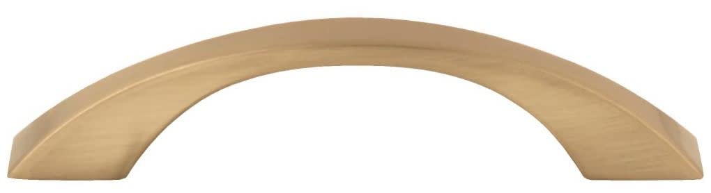 Jeffrey Alexander 767-96SBZ 96 mm Center-to-Center Satin Bronze Flared Philip Cabinet Pull