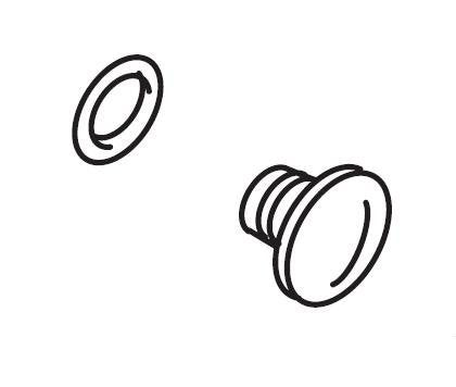 KOHLER GENUINE PART 76712-CP PLUG BUTTON ASSEMBLY