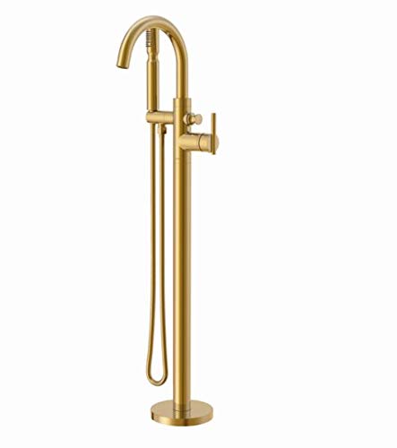 Gerber D300558BBT Brushed Bronze Contemporary Floor Mount Tub Filler Trim Kit With HA...
