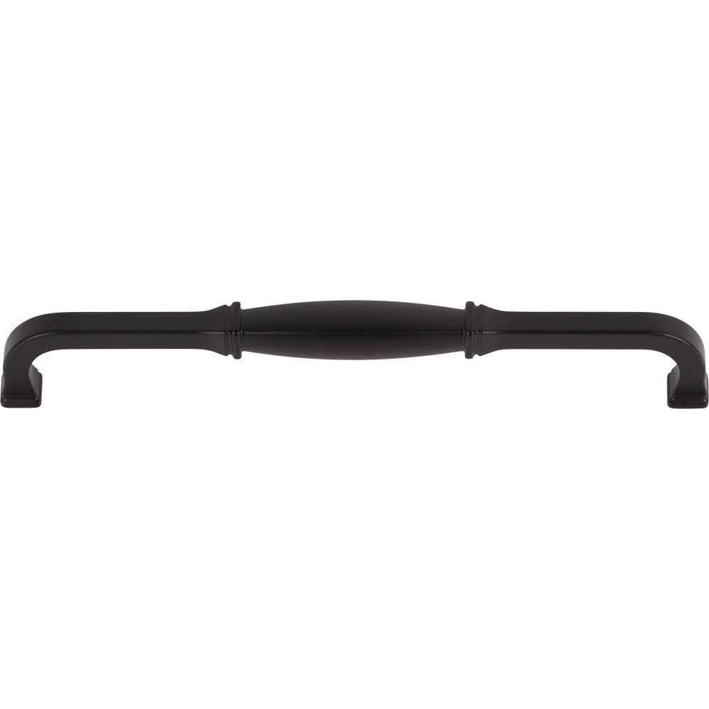 Jeffrey Alexander 278-224MB 224 mm Center-to-Center Matte Black Audrey Cabinet Pull