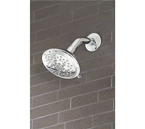 Gerber D460035 Chrome Florin 4 1/2" 5-function Showerhead, 2.0GPM