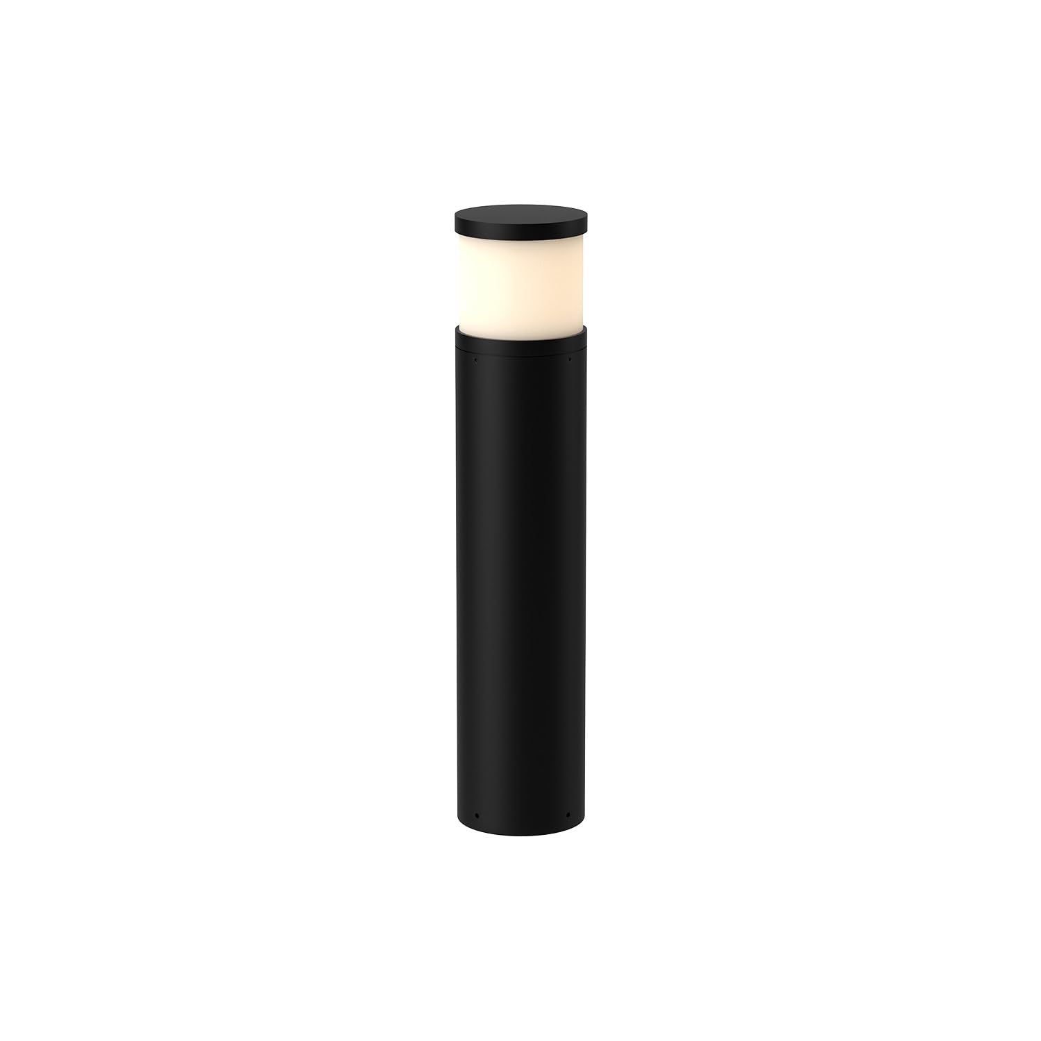 Kuzco EB46430-BK CHADWORTH 30" EXTERIOR BOLLARD TEXTURED BLACK 120-277V TRIAC/ELV LED 3000K 80CRI 24W