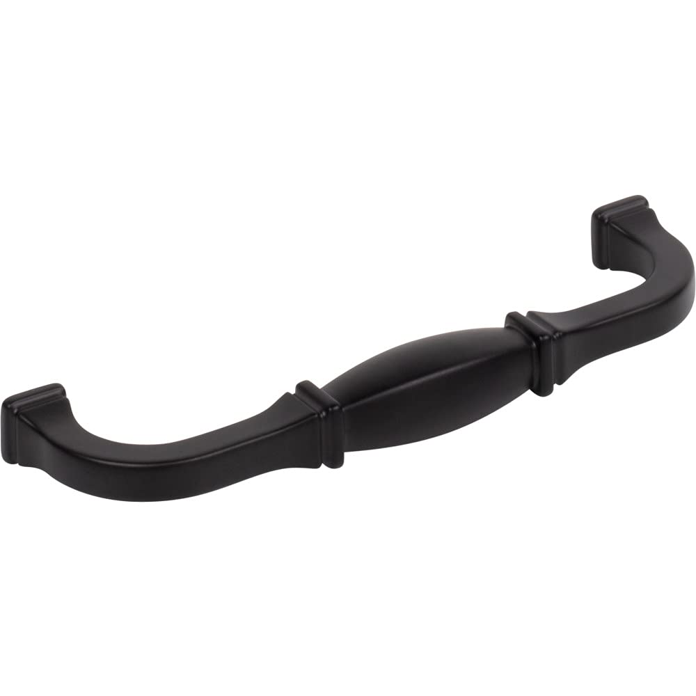 Jeffrey Alexander 278-128MB 128 mm Center-to-Center Matte Black Audrey Cabinet Pull