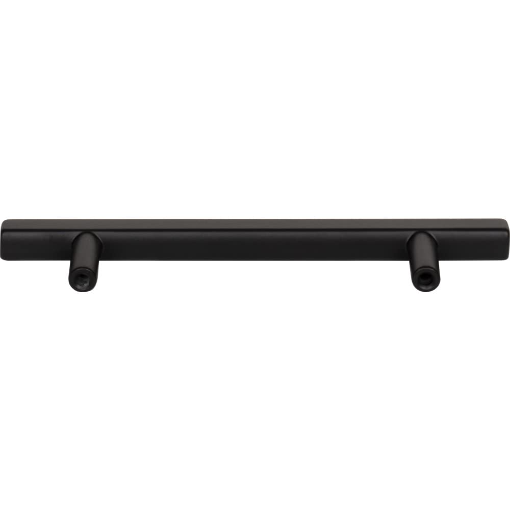 Jeffrey Alexander 845-96MB 96 mm Center-to-Center Matte Black Square Dominique Cabinet Bar Pull