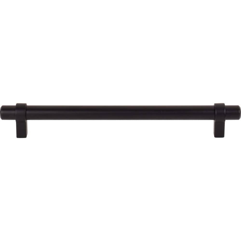 Jeffrey Alexander 5192MB 192 mm Center-to-Center Matte Black Key Grande Cabinet Bar Pull