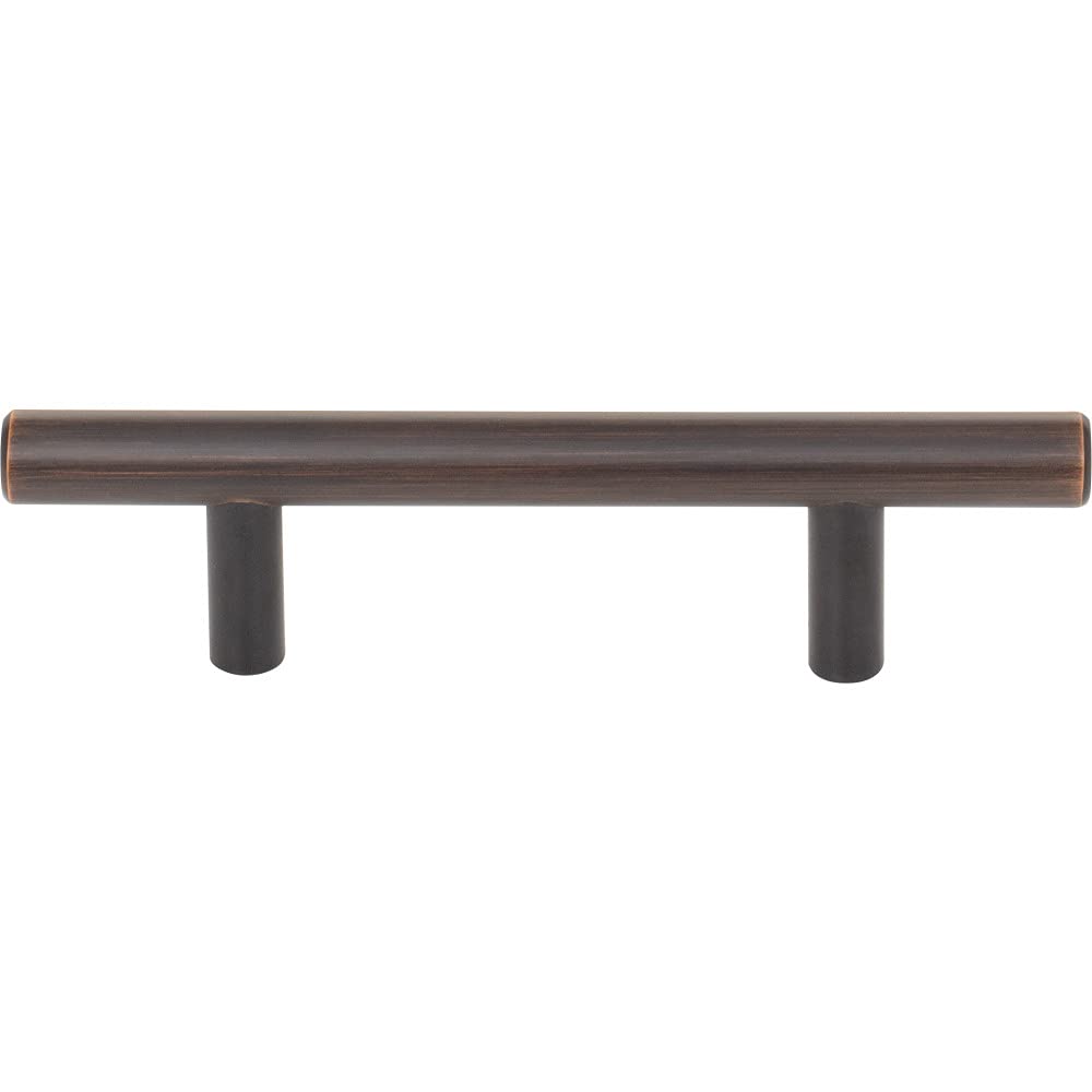 Elements 136DBB 3" Center-to-Center Dark Brushed Bronze Naples Cabinet Bar Pull
