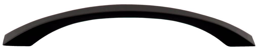Jeffrey Alexander 767-160MB 160 mm Center-to-Center Matte Black Flared Philip Cabinet Pull