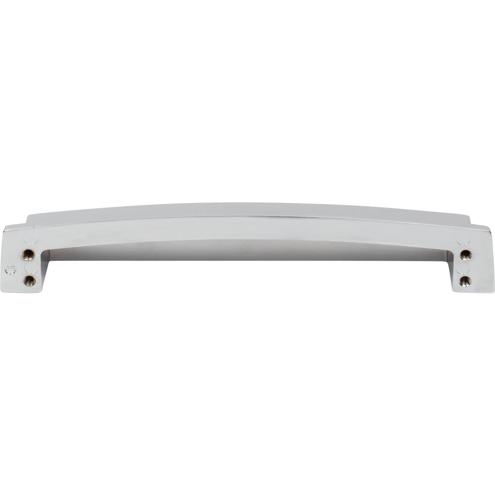 Jeffrey Alexander 141-160PC 160 mm Center Polished Chrome Square-to-Center Square Renzo Cabinet Cup Pull