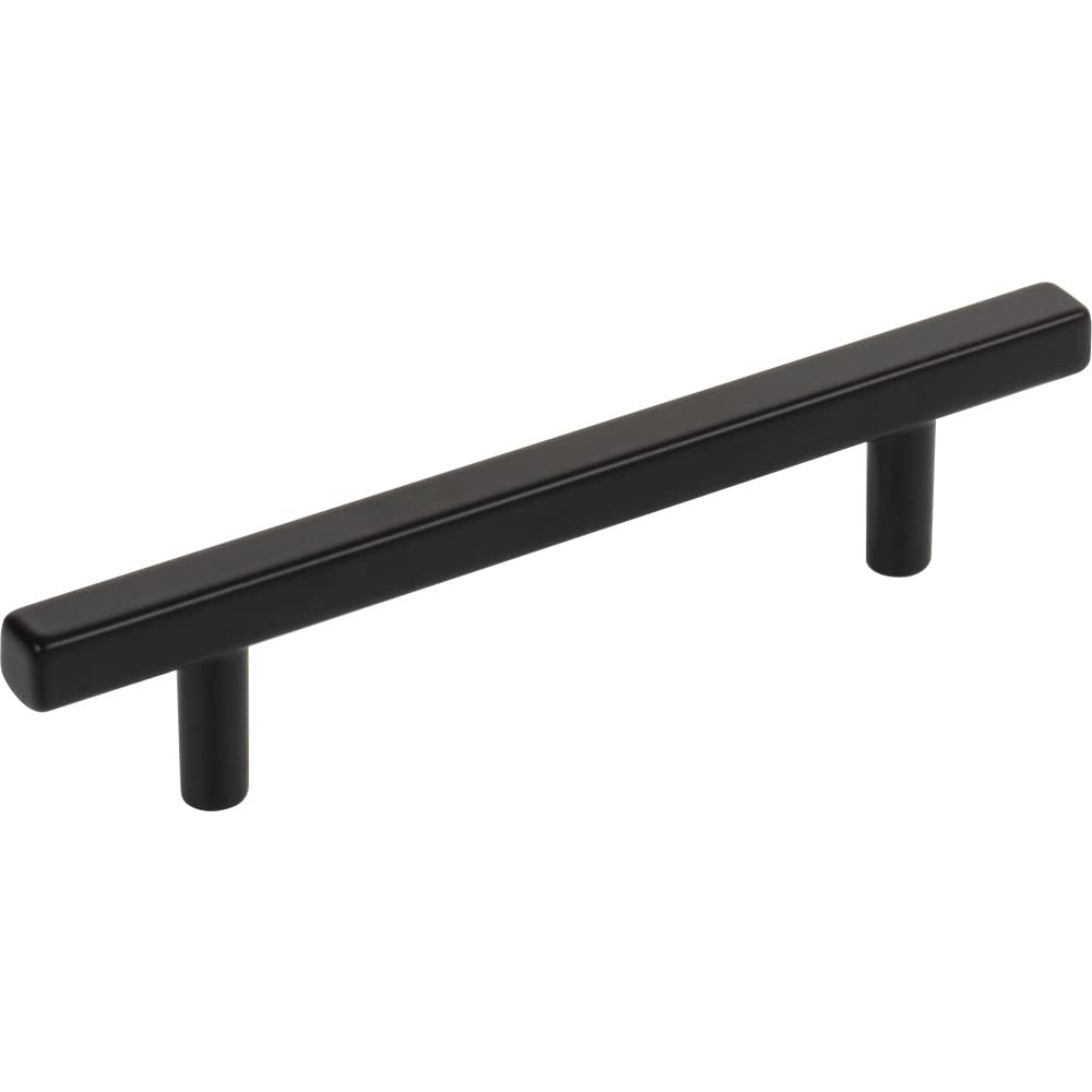 Jeffrey Alexander 845-96MB 96 mm Center-to-Center Matte Black Square Dominique Cabinet Bar Pull